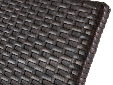 Kauai - Modern Style Wicker Chaise Lounge - Brown Multi