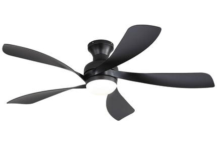 52" Ceiling Fan With 3 Color Dimmable LED Light, DC Reversible Motor, 6 Speed Settings