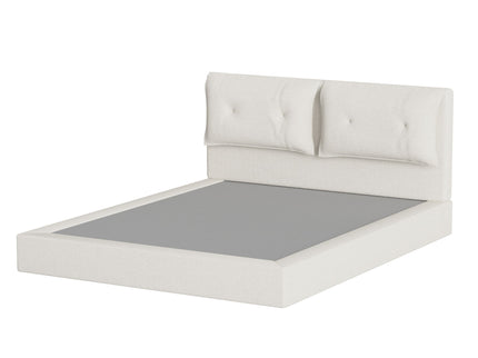 Airframe - Upholstered Bed Frame With Double Layered Upholstered Headboard