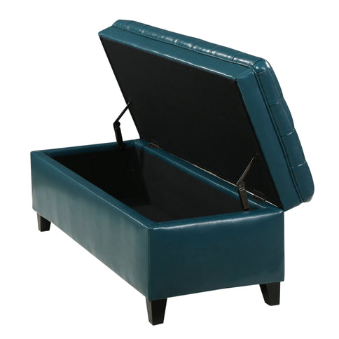 Juliana - Storage Ottoman With Birch Legs