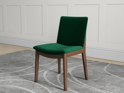 Laura - Mid-Century Modern Solid Wood Dining Chair (Set of 2)
