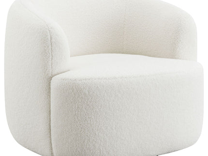 Denae - Upholstered Swivel Chair - Ivory