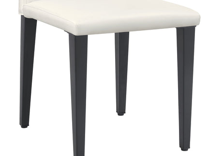 Dining Chairs With Ergonomic Buckle Backrest For Family Dining Rooms