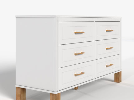 6 Drawer Double Dresser