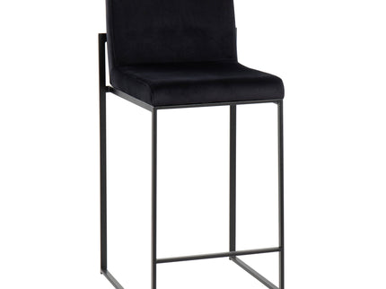 Fuji - Contemporary Modern Elegance, High Back Counter Stool