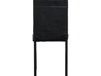 Metal Frame Dining Seats (Set of 4) - Black
