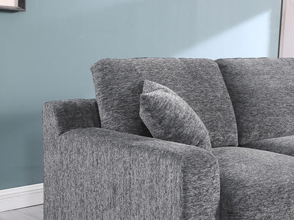 Celine - Fabric Corner Sectional Sofa With Right-Facing Chaise, Cupholders, And Charging Ports