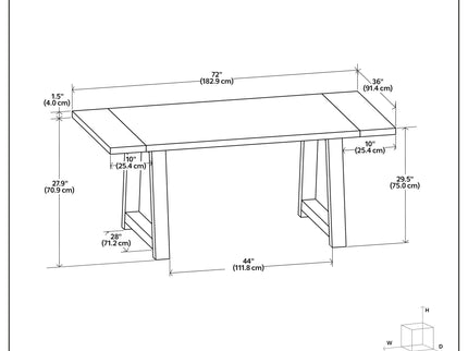 Whitley - Dining Table