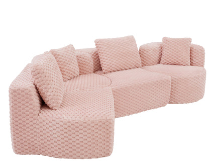 Modular Sectional Sofa With Free Combination Design