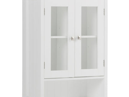 Acadian - Double Door Wall Cabinet - Pure White