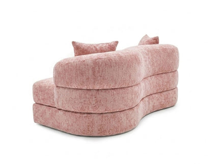 2 In 1 Convertible Sleeper Sofa Bed With Cup Holders