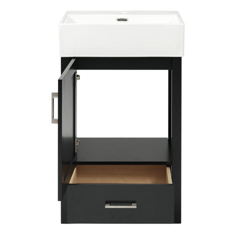 Bathroom Vanity With Sink, Frame And Drawer