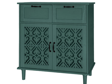 2 Door 2 Drawer Elegant Cabinet