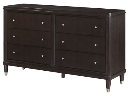Niguel - 6 Drawer Dresser - Brown