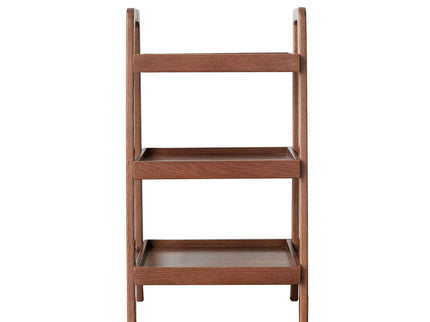 Premium Storage Organizer, 3-Tier Beech Shoe Rack For Entryway, Living Room - Walnut