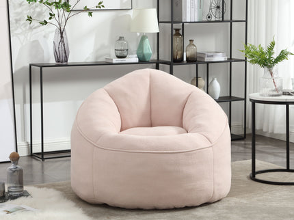 Bedding Bean Bag Sofa Chair High Pressure Foam With Footrest