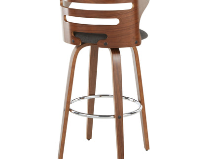 Cosini - Mid Century Modern Fixed Height Barstool With Swivel (Set of 2)
