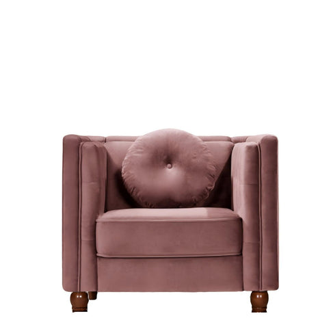 Chesterfield Accent Tufted Square Arm Side Chair