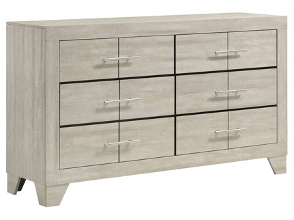 Strout - 4 Piece Queen Bedroom Set With Upholstered Headboard - Rustic