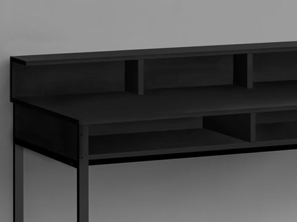 Computer Desk For Home Office, Standing, Storage Shelves, Laptop, Contemporary & Modern
