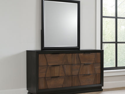 Houston - Bedroom Mirror - Walnut