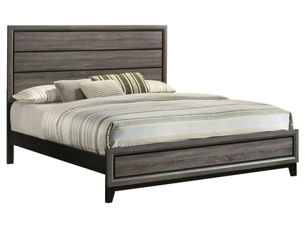Carina - Eastern King Bed - Oak