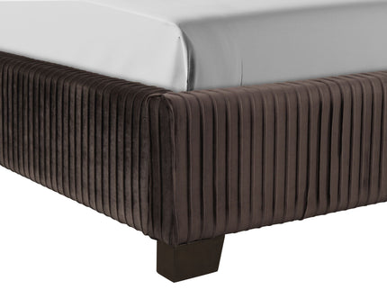 Upholstered Bed, Space-Saving Design