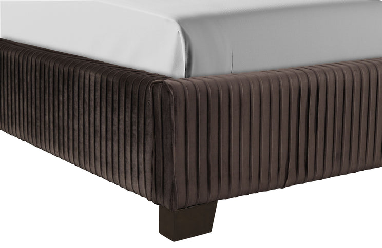 Upholstered Bed, Space-Saving Design