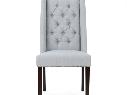 Sophisticated Tufted Dining Chair With High Back Design