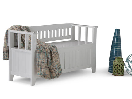 Acadian - Entryway Storage Bench, Handcrafted