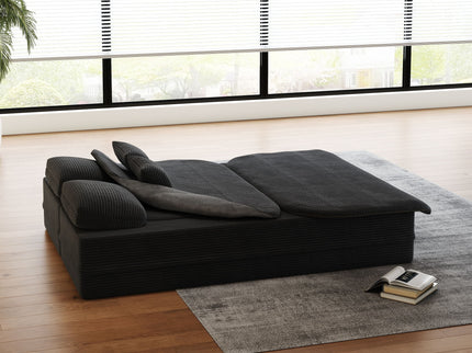 2 In 1 Foldable Sofa Bed With Multi Functional Blanket