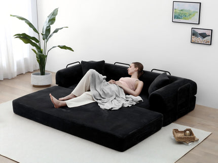 Convertible Foldable Floor Sofa Bed For Living Room