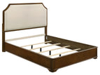 Dark Brown / 4 Pc. Bed, Nightstand, Dresser, Mirror / Queen