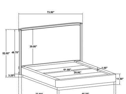 Kimpton - Bedroom Set With Upholstered Headboard