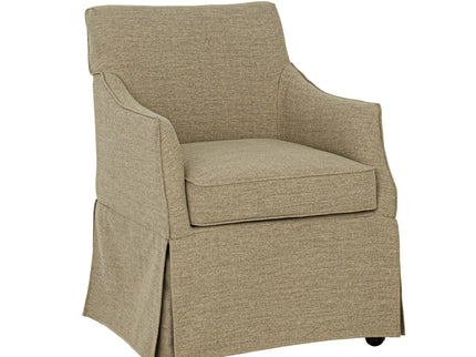 London - Upholstered Skirted Dining Arm Chair