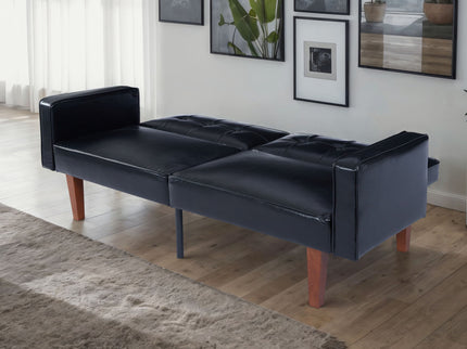 3 Position Split Back Futon Sofa Bed For Living Room
