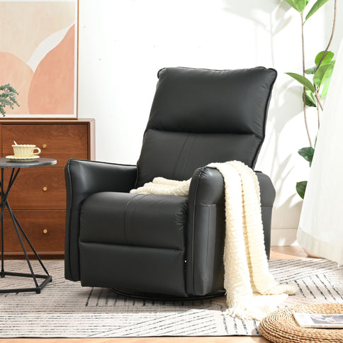 270° Power Swivel Rocker Glider Recliner Chair With USB Ports