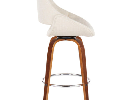 Fabrico - Mid Century Modern Counter Stool (Set of 2)