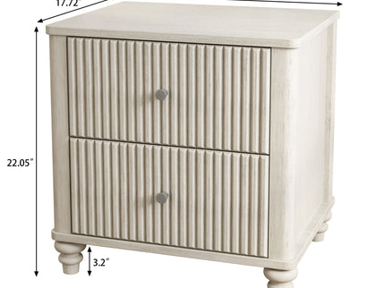 3 Piece Bedroom Set With Bed And 2 Nightstands