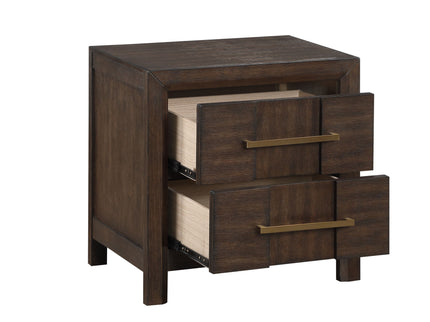 Kenzo - 2 Drawer Nightstand - Walnut