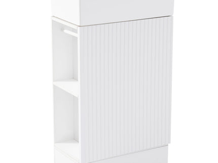 Modern Bathroom Vanity With Sink And 2 Tier Shelf