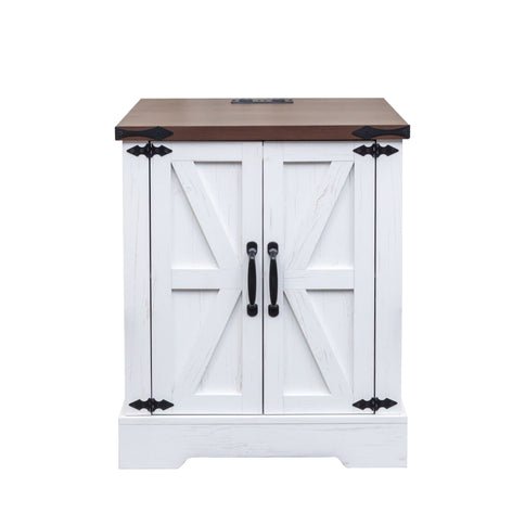 Nightstand With Adjustable Shelf