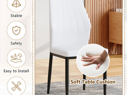 Dining Chairs With Shell Pattern, Comfort And Style