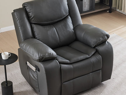 Recliner Chair With Vibration And Heating - Gray