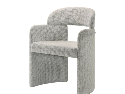 Kyree - Arm Chair (Set of 2) - Ivory / Gray