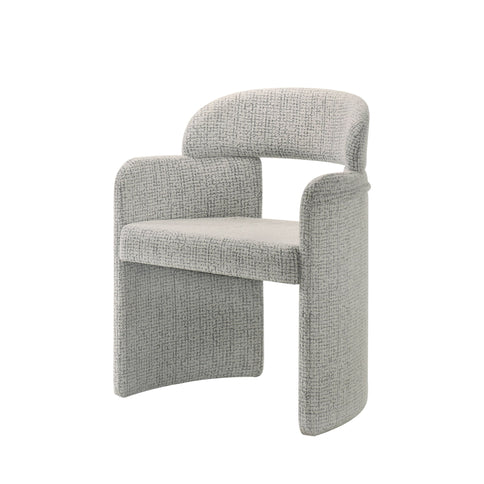 Kyree - Arm Chair (Set of 2) - Ivory / Gray