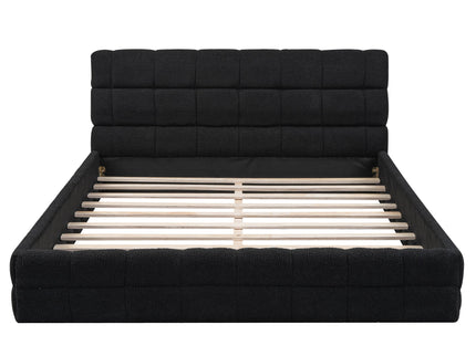 Upholstered Platform Bed With Headboard