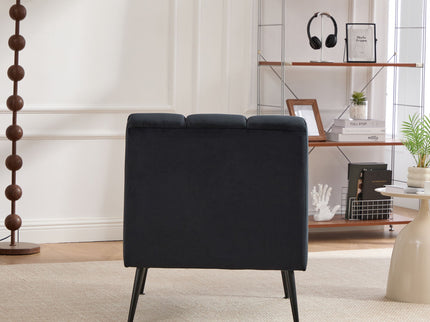 Upholstered Armless Chair For Living Room