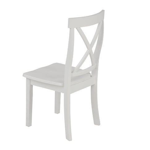 5 Pieces Dining Table And Chairs Set For 4 Persons, Kitchen Room Solid Wood Table With 4 Chairs