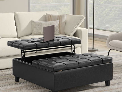 Harrison - Upholstered Coffee Table Storage Ottoman